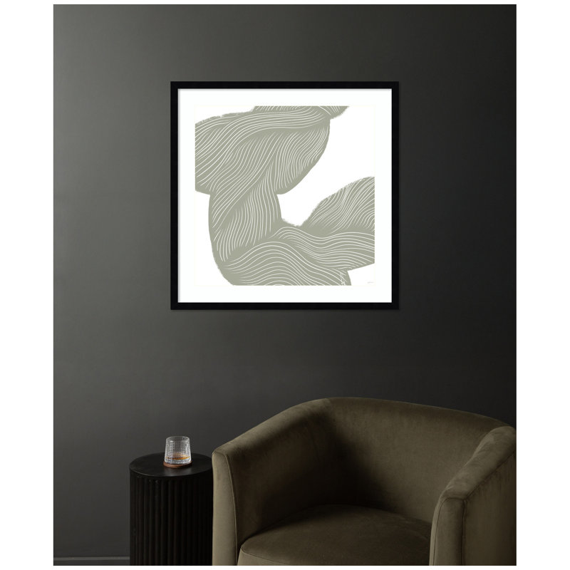 «Mouvement lignes» par Gabrielly Guedes, reproduction d'art encadrée