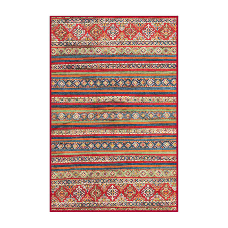 Anglee Southwestern Indoor Rug, Rectangle 5' x 8'