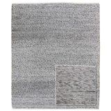 Twirl Wool Area Rug in Gray