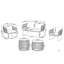 Feder 4 Seater Rattan Sofa Set