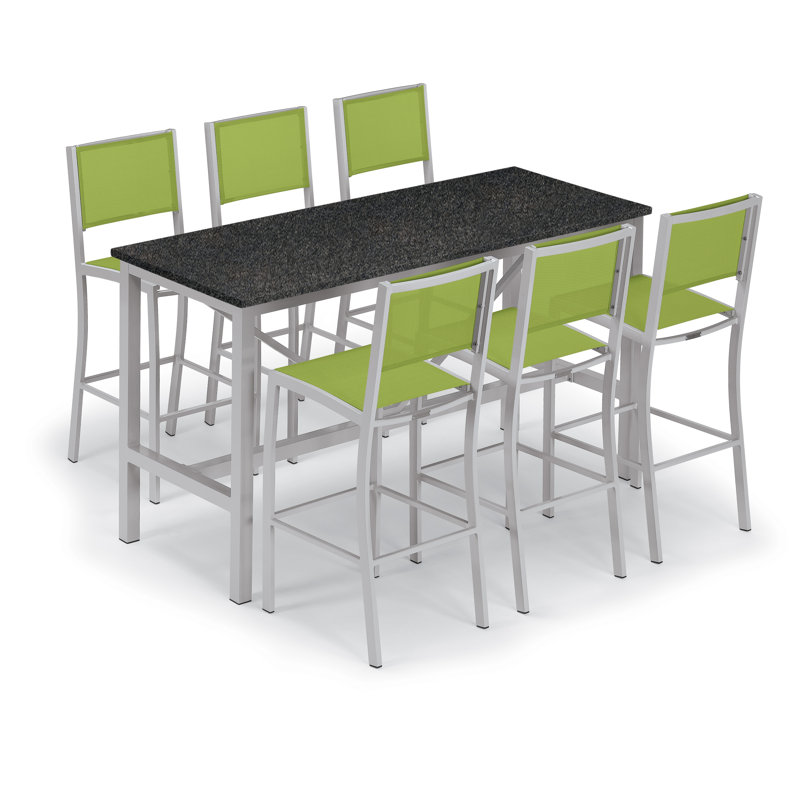 Travira Outdoor Bar Table, Litecore Charcoal