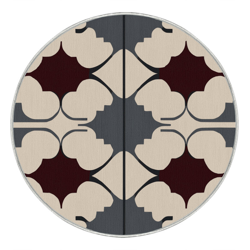 Meticulous Curve Rug, Round 5'