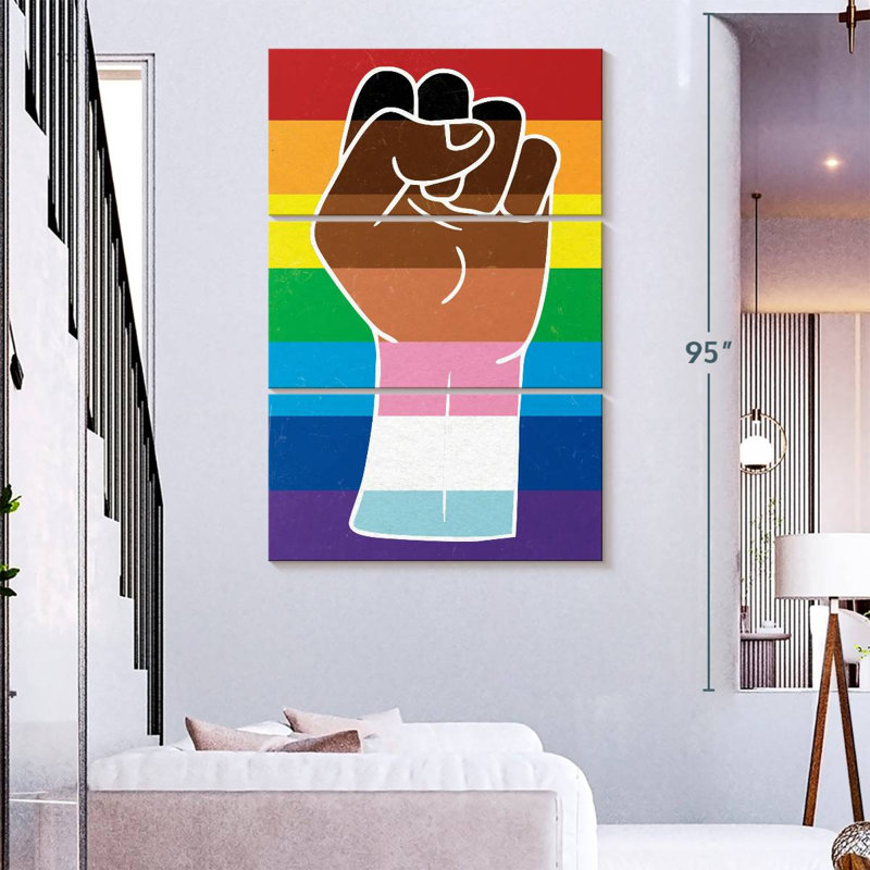 Hiltrun Honor The Pride, 74" H x 48" W