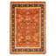 Tapis décoratif en laine noué à la main de conception unique 6 pi 1 po x 9 pi Diahanna New Age