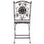Ensemble de 4 chaises pliantes en fer Barcelona Bistro de Chivari-106372651