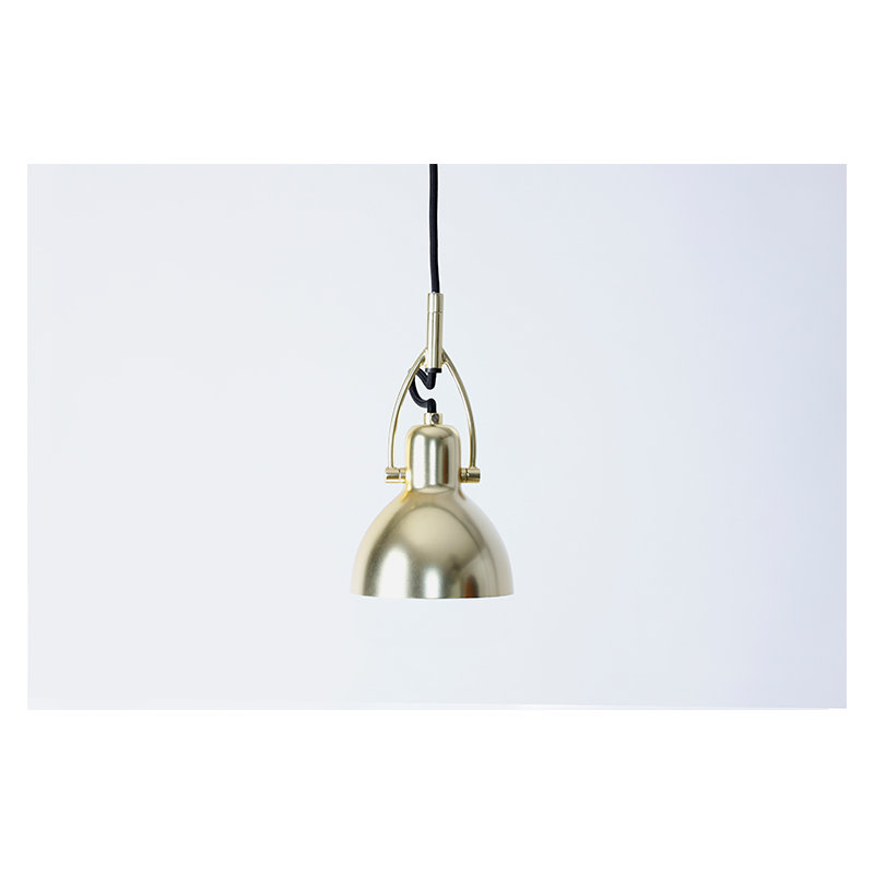Laito 1 - Light Pendant, Brushed Brass, 10.4" H x 11.8" W x 11.8" D
