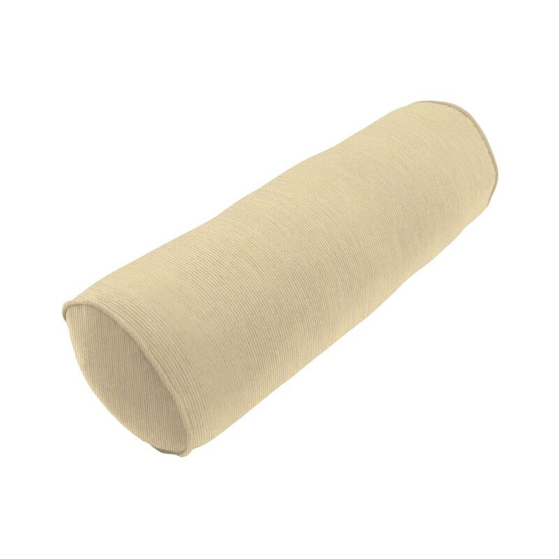 Sunbrella Single Piped Bolster Pillow, Spectrum Sand Sunbrella® Plainweave