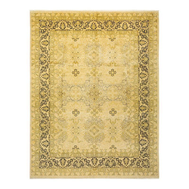 Classic One-of-a-Kind 9' 3" X 12' 3" Hand Knotted Area Rug
