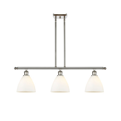 Luminaire suspendu linéaire à 3 lumières pour îlot de cuisine Amnah