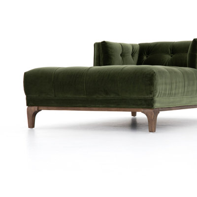 Dylan Velvet Chaise Lounge