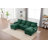 U Shaped Cloud Couch, 110" Chenille Comfy 4 Seat Sectional Couches For Living Room, Modular Sofa Sleeper With Double Chaise & Memory Foam For Apartment-1347043203