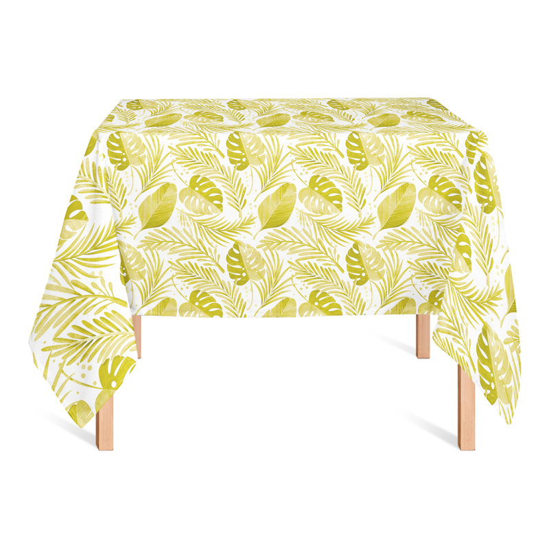 Toussaint Floral Cotton Blend Square Tablecloth