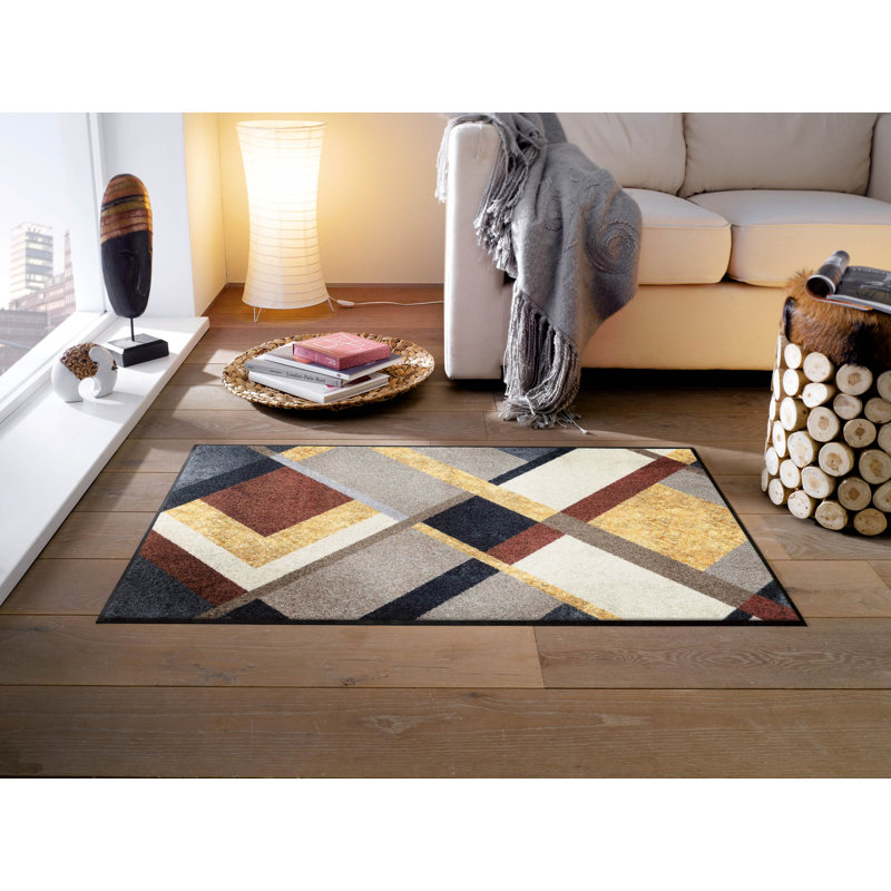 Non-Slip Patchwork Indoor Doormat, Rectangular 75 x 120cm