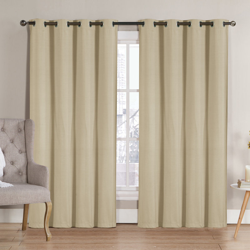 Rideau occultant Neil, Beige, L 52 po x L 90 po