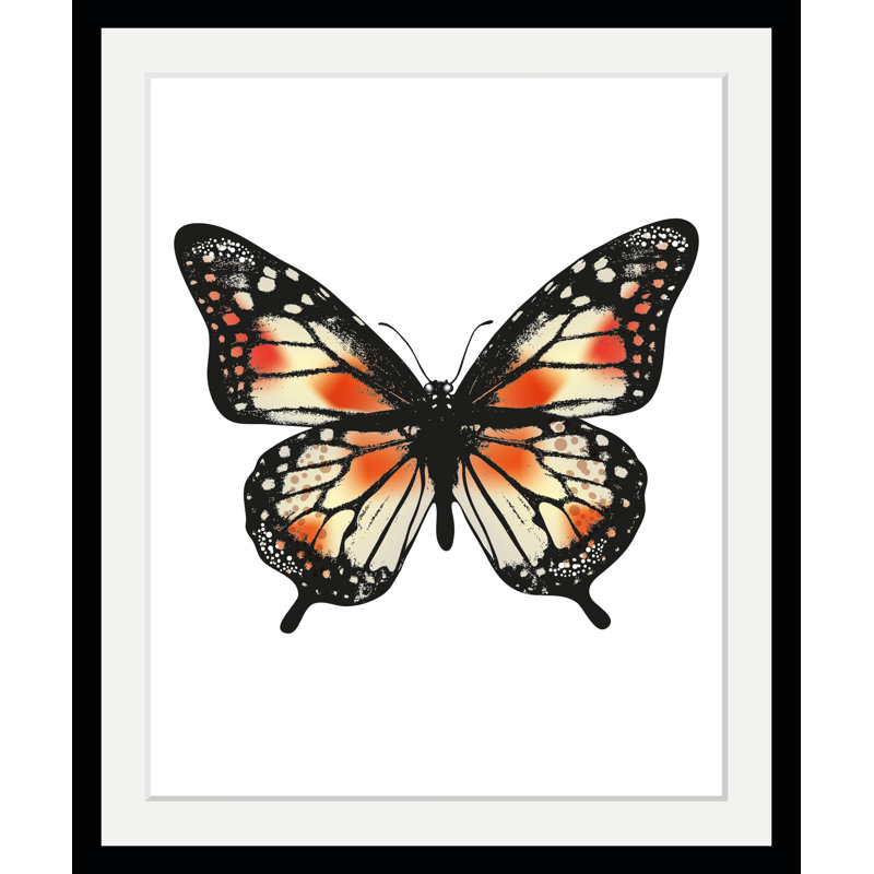 Butterfly - Single Picture Frame Print, 60 cm H x 50 cm W