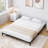 Heavy Duty Metal Platform Bed Frame, Noise Free Bed Frame with Under-Bed Storage and Steel Slats Support, No Box Spring Required-1133661319