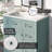 30'' Single Bathroom Vanity with Ceramic Top-621345963