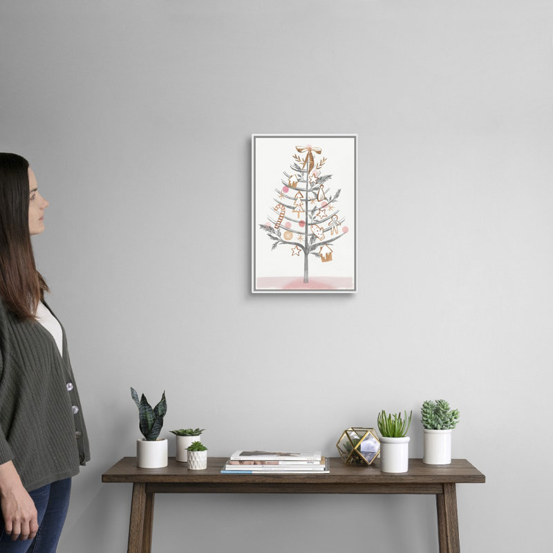 Gingembre, reproduction d’art sur toile, H 20 po x l 14 po x P 1,75 po, Cadre blanc