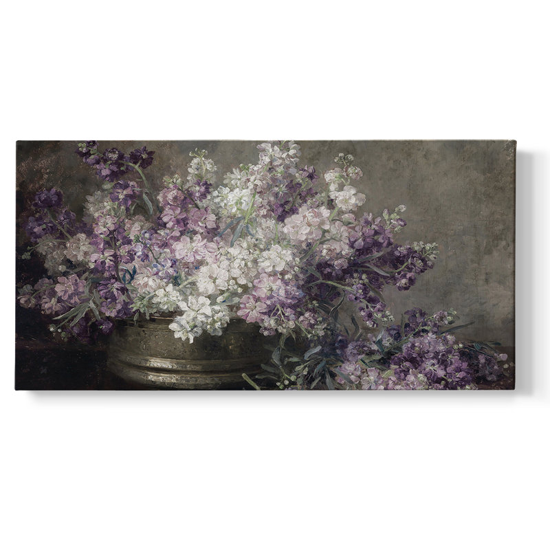 Série paysage - CMxxxix - Toile tendue avec châssis encadré - Prêt à être accroché, H 21 po x l 41 po