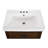 24'' Single Bathroom Vanity with Ceramic Top-1778881303