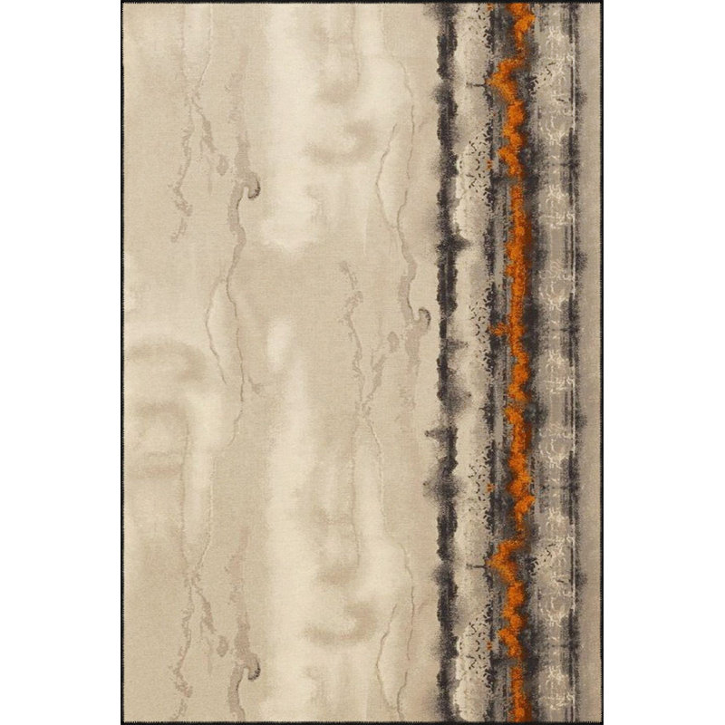 Tapis crème lavable à la machine, Tapis de couloir 3 pi 3 po x 6 pi 7 po inclus