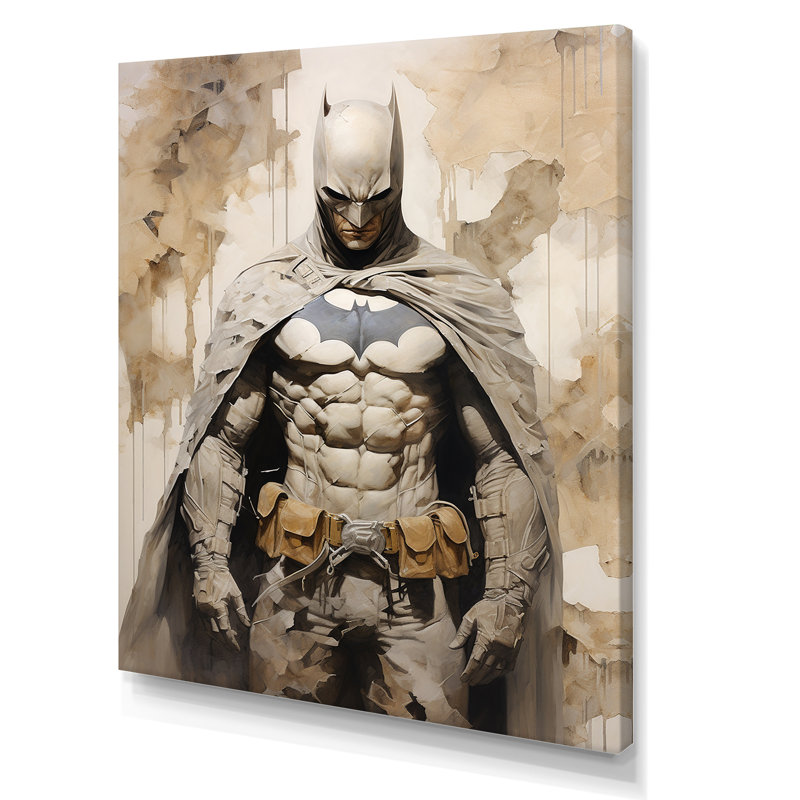 «Darkness Superheros II», reproduction sur toile, Toile tendue, H 44 po x l 34 po x P 1,5 po