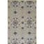 Tapis traditionnel en laine noué à la main gris Quinn Oushak-278658910
