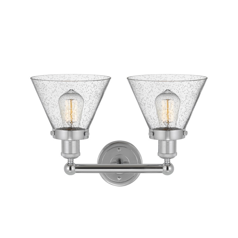 Éclairage pour meuble-lavabo à 2 lumières Artella, Mercurisé, Chrome poli