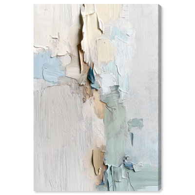 Impasto Intervals III Canvas Textured Digital Art by Art Remedy
