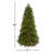 7.5ft. Jersey Fraser Fir Slim Tree with Clear Lights