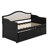 Modern Wooden Daybed with Trundle, Storage Drawers & Upholstered Button Tufted Backrest-313780834