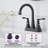 Centerset 2-handle Bathroom Faucet with Drain Assembly-94459486