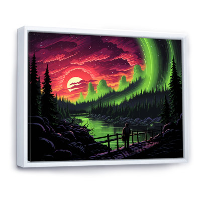«Canadian Boreal Ballet 1 - Northern Lights», art mural