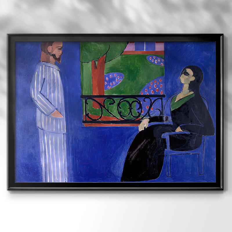 The Conversation (La Conversation) - Henri Matisse - Toile tendue avec châssis, 1908 - 1912, Toile avec cadre, 30 x 5 x 42,5