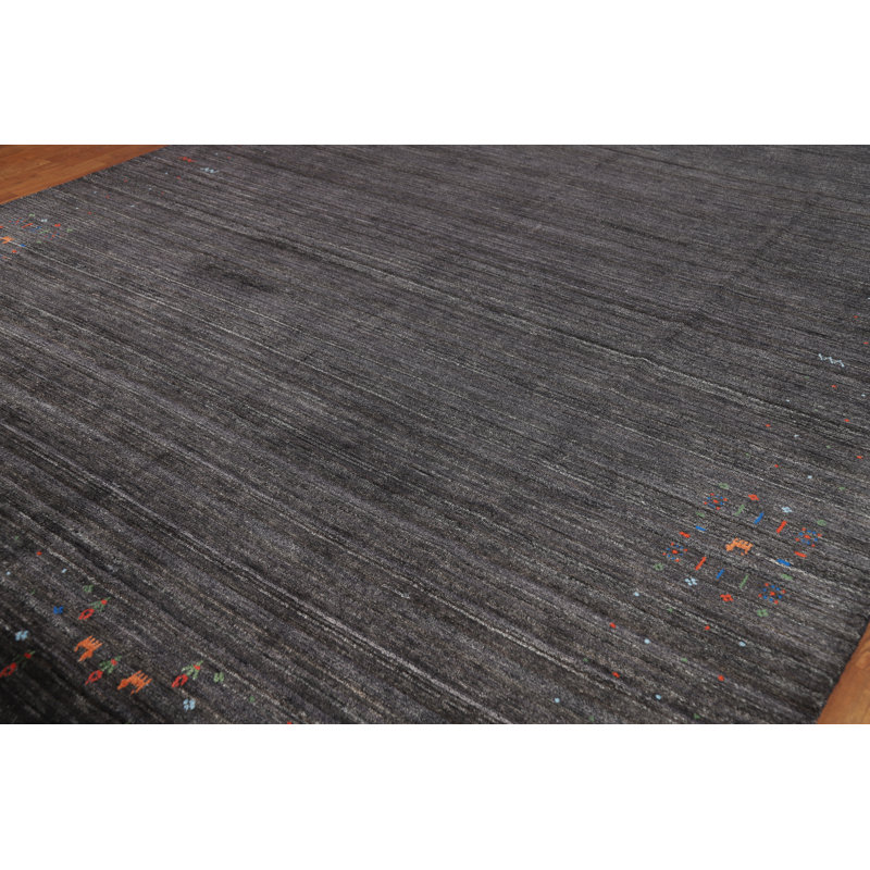 Tapis oriental fait à la main Gabbeh 9 x 12