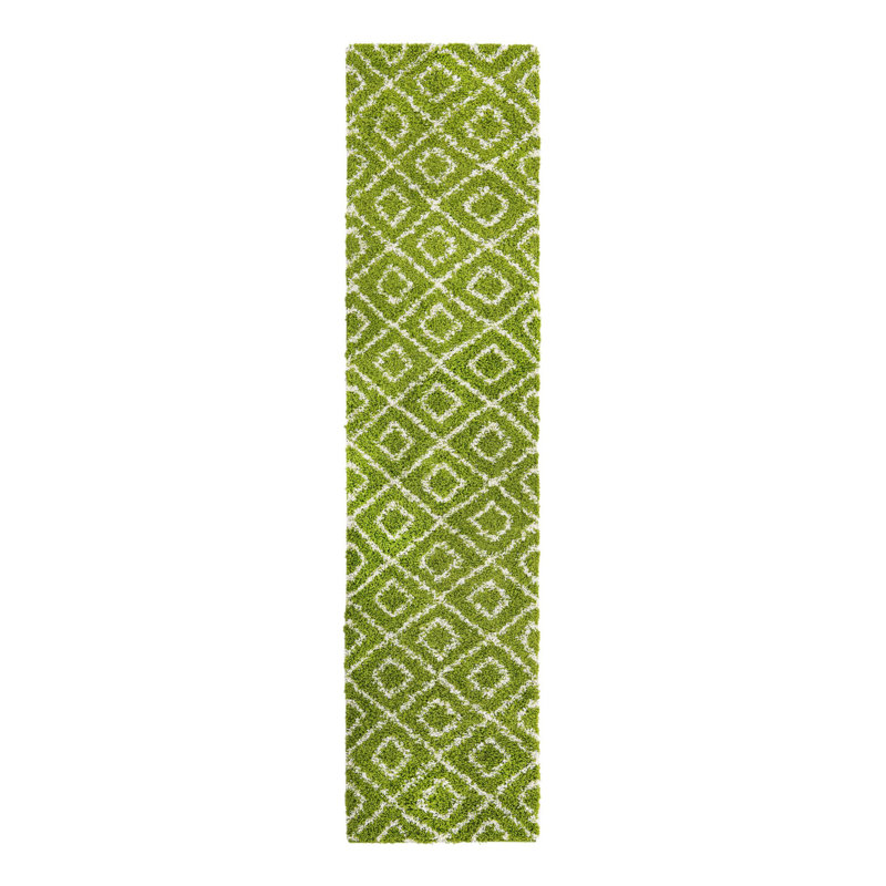 Geometric Indoor Rug, Runner 2'7" x 12'