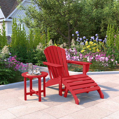 Chaise Adirondack en plastique avec repose-pieds Altura