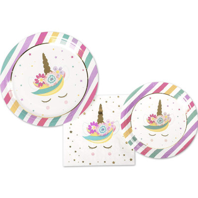 Paper Birthday Party Supplies Kit