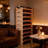Freestanding Stackable Wine Rack Cabinet - Modular Wood Storage Display Shelves Holds 120 Bottles, Natural Pine Solid Wood Construction
