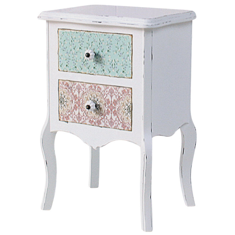Paisley 43cm W Manufactured Wood Bedside Table