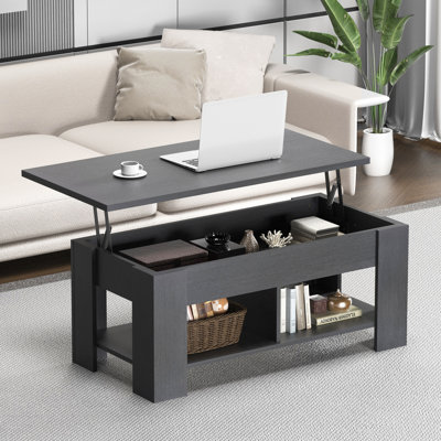 Sparta Lift Top Extendable Coffee Table With Storage by Millwood Pines