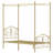 Turkay Metal Canopy Bed Frame-1203360076-1203314993