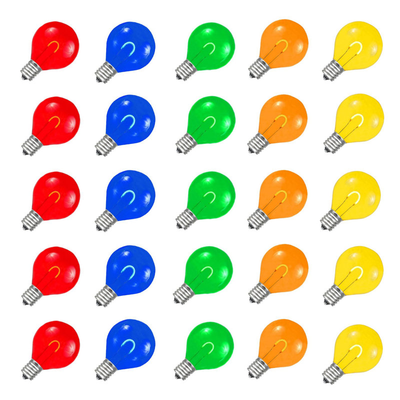 Guirlande de 25 lumières Lymann, Multicolore