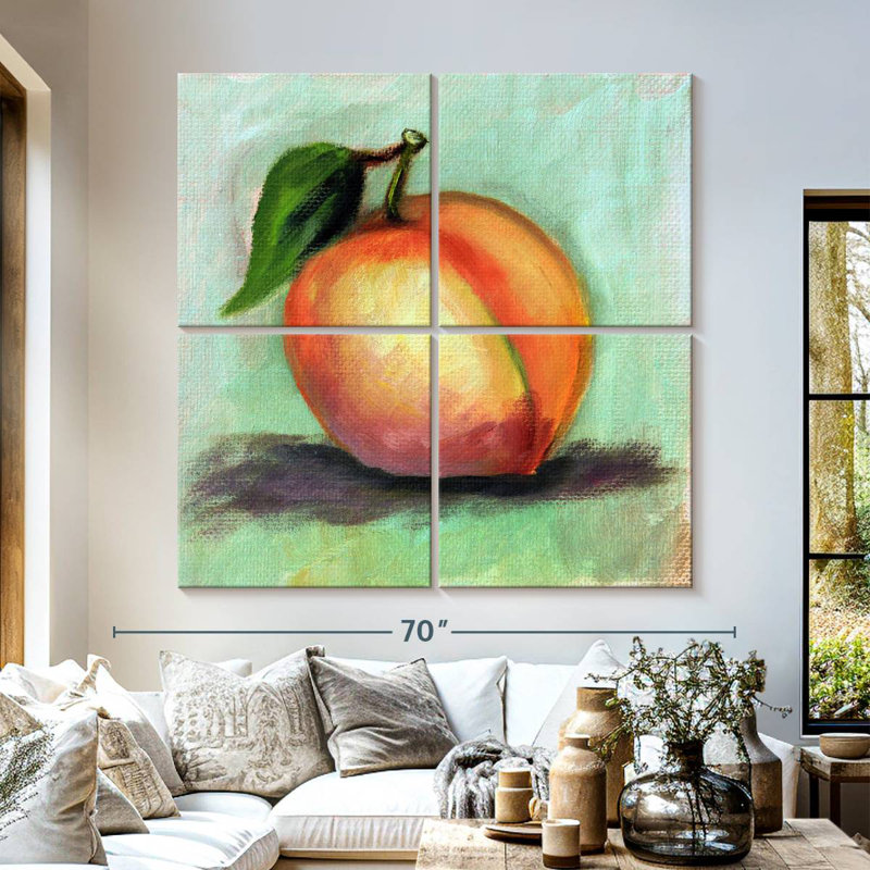 Yarlin Peach, 57" H x 57" W