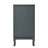 Retro 4-Door Sideboard With Artificial Rattan Doors & Transparent Glass-59673319