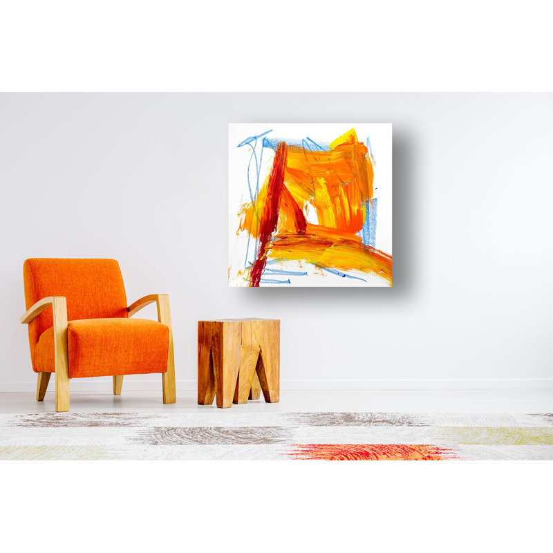 Amber Print, 36" H x 36" W x 1.5" D, Wrapped Canvas