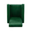 Fauteuil inclinable moderne avec accoudoirs en velours et pieds en acier inoxydable-977691378