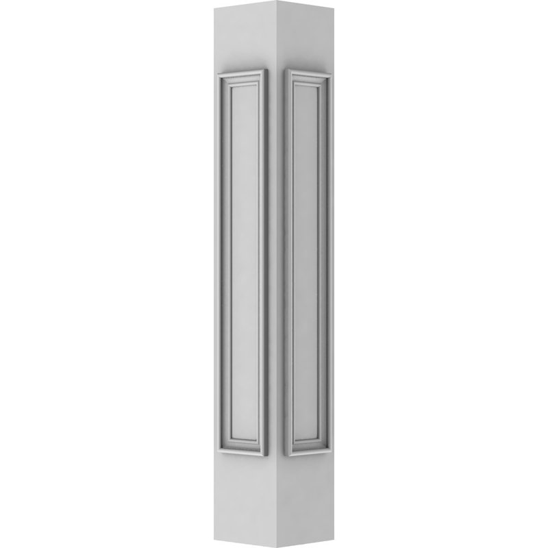 Corner Newel Post w/Panel