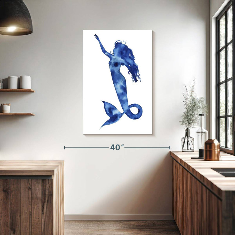 Bleu Ashelle Sirena I, H 39 po x l 26 po