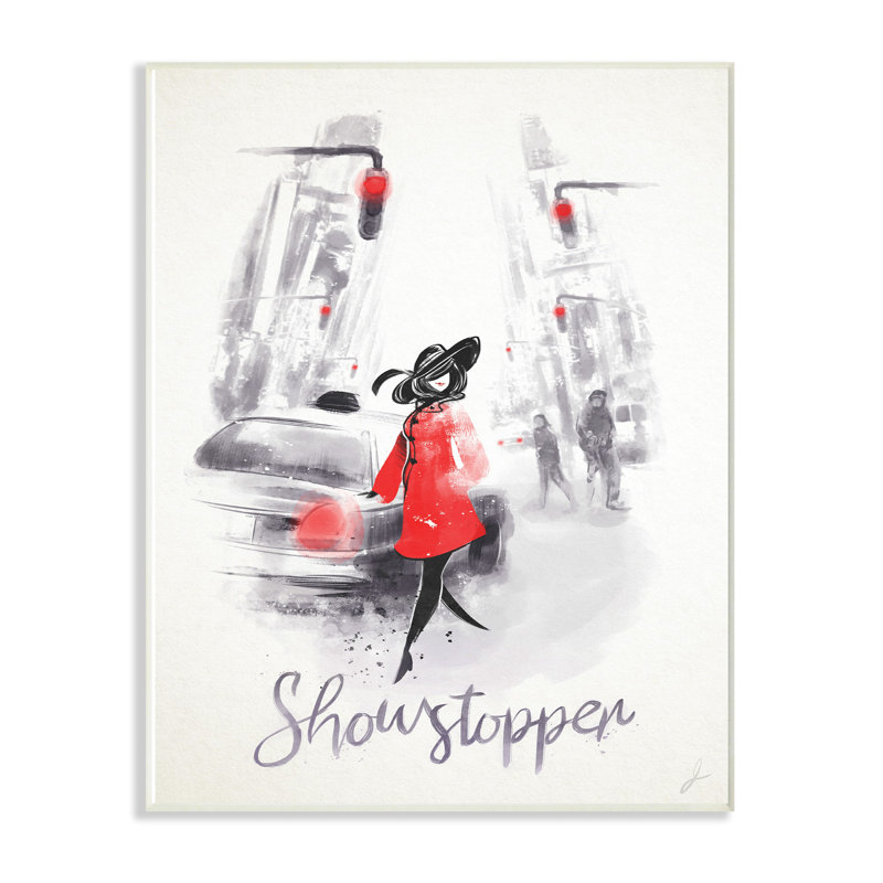 «Showstopper Glam Fashion», impression, H 15 po x l 10 po x P 0,5 po, Plaque murale